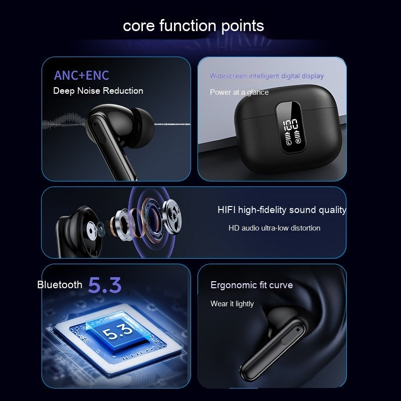 Y40 New ANC ENC Dual-camera Noise Reduction True Wireless Bluetooth Earphone In-ear Heritage cosmetics and beauty care