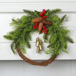 Christmas Farmhouse Boho Garland Bell Garland Door Hanging - Heritage cosmetics and beauty care