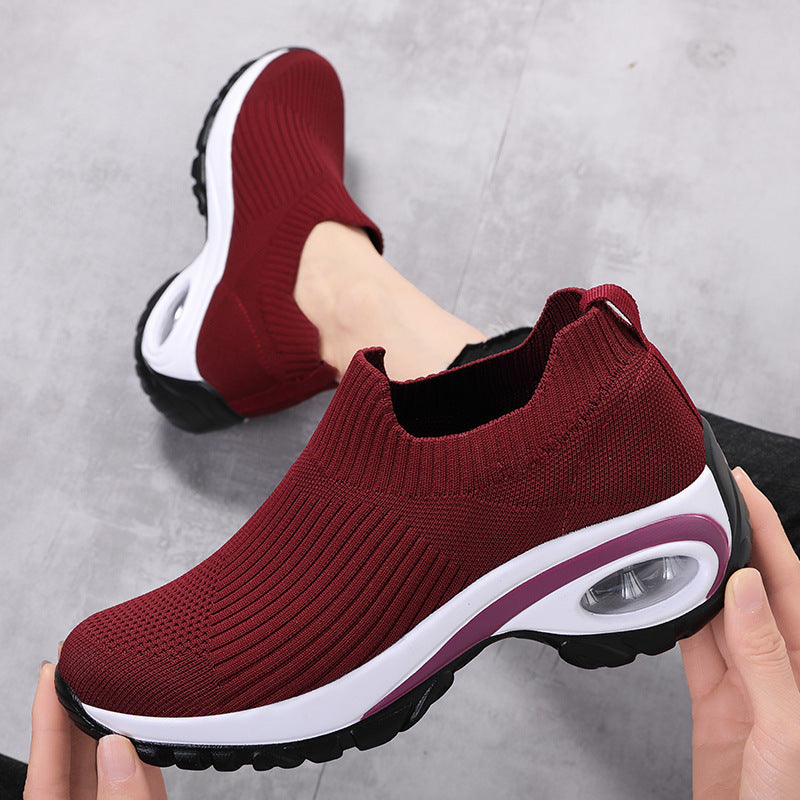 Sneakers Women Air Cushion Mesh Breathable Running Sports Shoes - Heritage cosmetics and beauty care