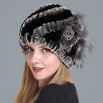 European And American Women's Fur Knitted Hats - Heritage cosmetics and beauty care