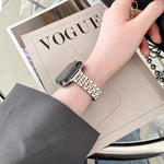 Seven Beads Stainless Steel Waist Women's Watch Strap - Heritage cosmetics and beauty care