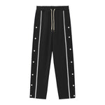 Casual Sports Breasted Pants Men's Loose Straight Trousers - Heritage cosmetics and beauty care