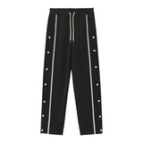 Casual Sports Breasted Pants Men's Loose Straight Trousers - Heritage cosmetics and beauty care