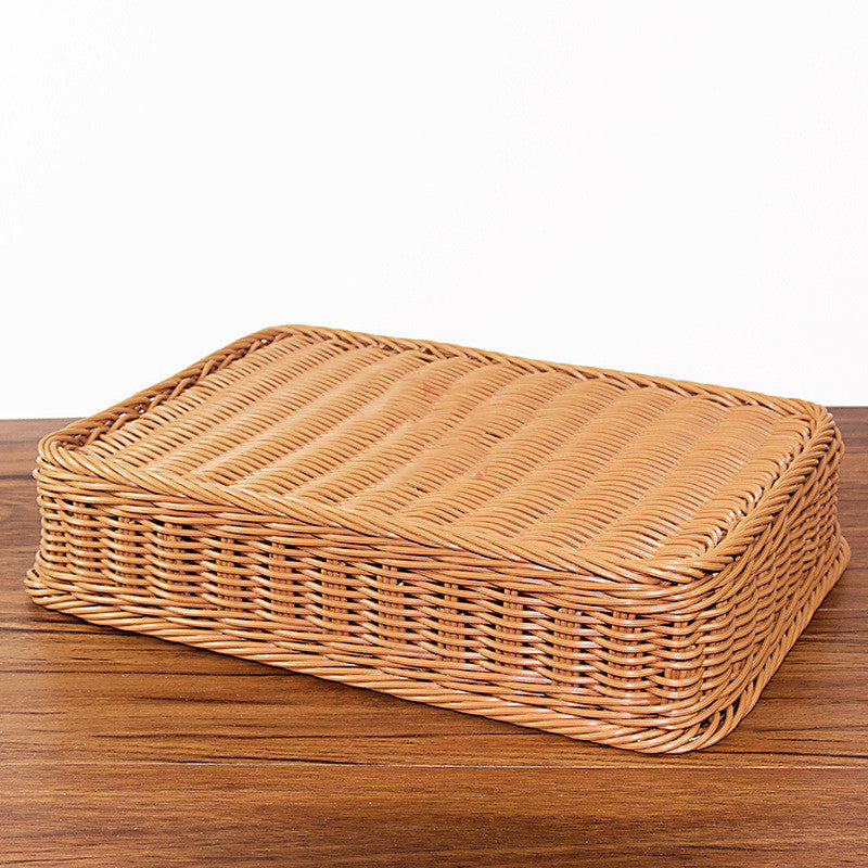 Rattan Woven Tableware Storage Knife Fork Chopsticks Basket - Heritage cosmetics and beauty care