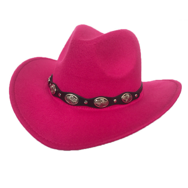 Punk Style Cowboy Hats And Felt For Men And Women - Heritage cosmetics and beauty care