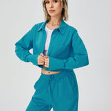 Women Two Piece Outfits For Women Long Sleeve Button Down Wide Leg Loungewear Pajama Set - Heritage cosmetics and beauty care