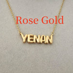 Customized Bubble Name Necklace, Fashionable Mini 3D Letter Necklace - Heritage cosmetics and beauty care