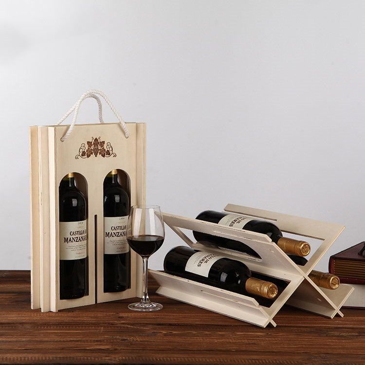 Creative Wine Rack Wine 2 Red Wine Boxes - Heritage cosmetics and beauty care