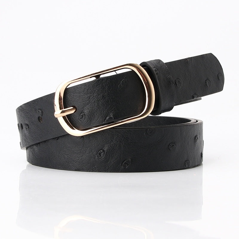 Fashion All-matching Pin Buckle Pant Women's Belt