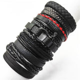 Fashion Bracelets 10pcs Set Wrap Woven Fashion Handmade Men - Heritage cosmetics and beauty care