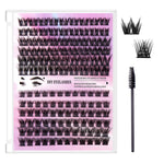 Segmented Hairy Fishtail Wheat Lazy Trilogy False Eyelashes - Heritage cosmetics and beauty care