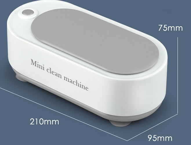 Household Ultrasonic Cleaning Machine One Click Cleaner Jewelry Necklace Watch Glasses Washing Home Ultrasonic Cleaning Tools - Heritage cosmetics and beauty care