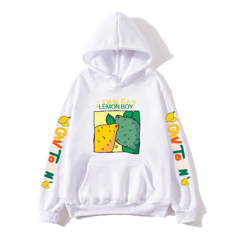 Cavetown Lemon Boy Cartoon Print Hoodies For Fans Mens Cartoon Heritage cosmetics and beauty care