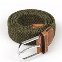 Simple Stretch And Breathable Canvas Woven Belt - Heritage cosmetics and beauty care