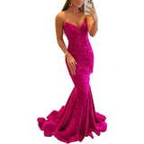 Sequin Evening Dresses For Women Formal Sexy Long Prom Party Gowns - Heritage cosmetics and beauty care