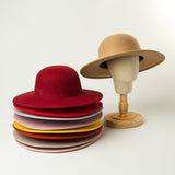 Top Hat Fisherman Hat Felt Small Round Hat - Heritage cosmetics and beauty care