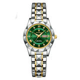 Waterproof Women's Luminous Dual Calendar Watch - Heritage cosmetics and beauty care