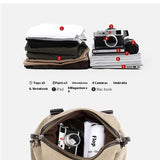 Fashion Men's Retro Canvas Out Luggage Business Travel Handbag - Heritage cosmetics and beauty care