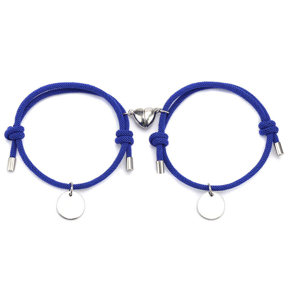 A Pair Of Men And Women Couple Bracelets - Heritage cosmetics and beauty care