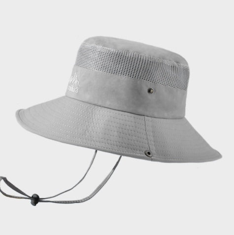 Solid Color Big Brim Sun Hat Outdoor Mountaineering Protection - Heritage cosmetics and beauty care