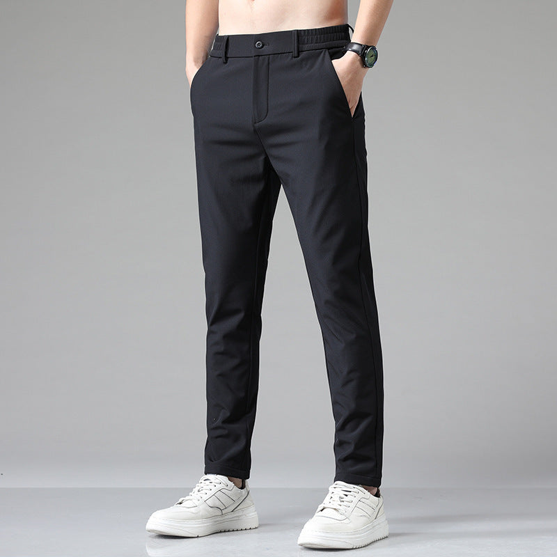 Solid Color Casual Suit Pants Men's Thin - Heritage cosmetics and beauty care