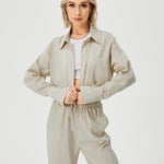 Women Two Piece Outfits For Women Long Sleeve Button Down Wide Leg Loungewear Pajama Set - Heritage cosmetics and beauty care