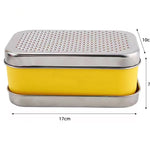 Double-sided Grater Oval Cheese Planer Rectangular Grater Cheese Grater Chopper Ginger Shredder Knife - Heritage cosmetics and beauty care