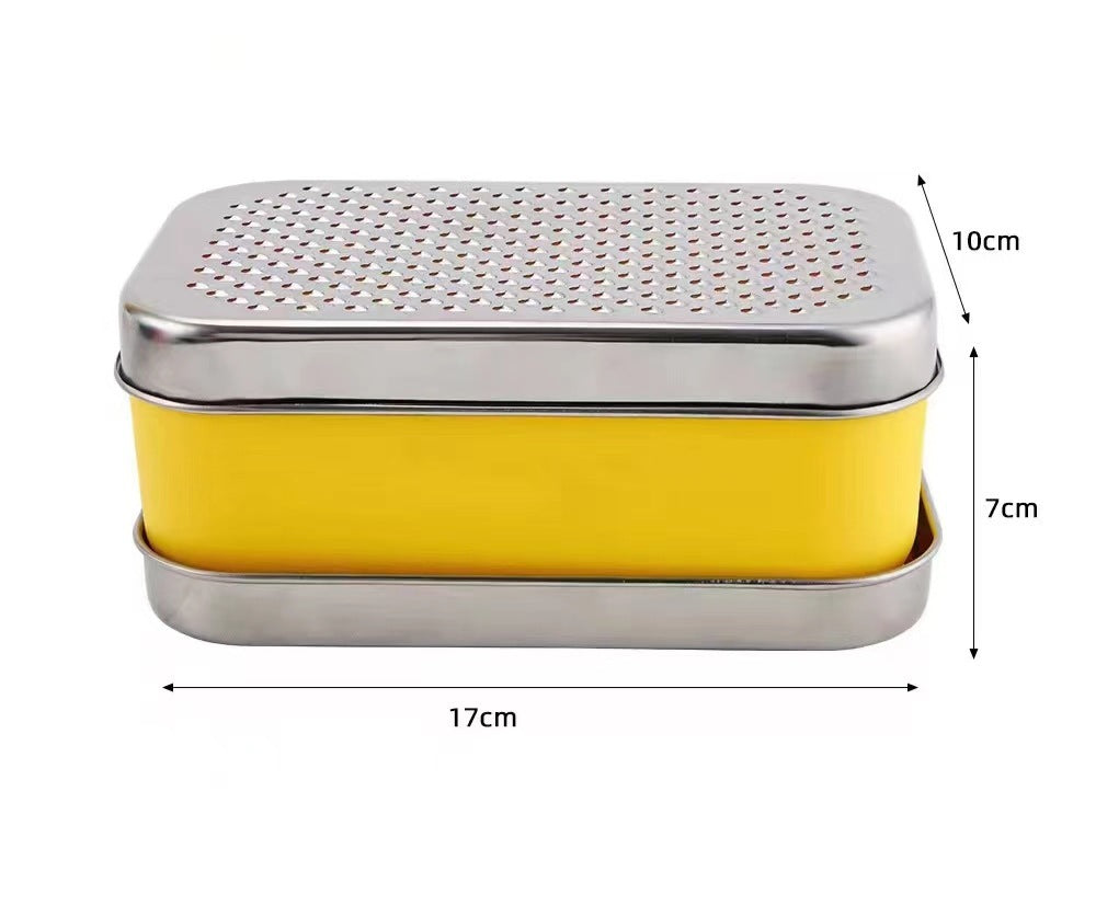 Double-sided Grater Oval Cheese Planer Rectangular Grater Cheese Grater Chopper Ginger Shredder Knife - Heritage cosmetics and beauty care