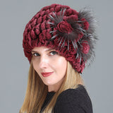 European And American Women's Fur Knitted Hats - Heritage cosmetics and beauty care