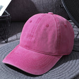 Washed Baseball Caps For Men And Women Outdoor Distressed Sun Hats Simple Caps - Heritage cosmetics and beauty care