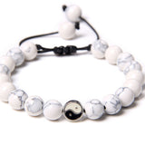 Buddha Beads Bracelets Volcanic Stone Crown - Heritage cosmetics and beauty care