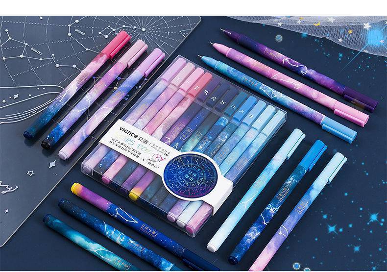 Twelve Constellation Pen Bright Star Pen Zodiac Ballpoint Pen - Heritage cosmetics and beauty care