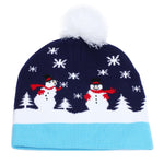 Autumn And Winter Christmas Deer Hot Snowflake Moose Knitted Hats Female - Heritage cosmetics and beauty care