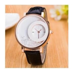 Amazon Explosion Brand, Europe And America Hot Fashion Quartz Watches 489 Full Drilling Quicksand Female Watches Female - Heritage cosmetics and beauty care