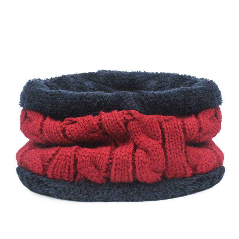 Autumn Winter Hats And Scarves For Men And Women With Velvet Thick - Heritage cosmetics and beauty care