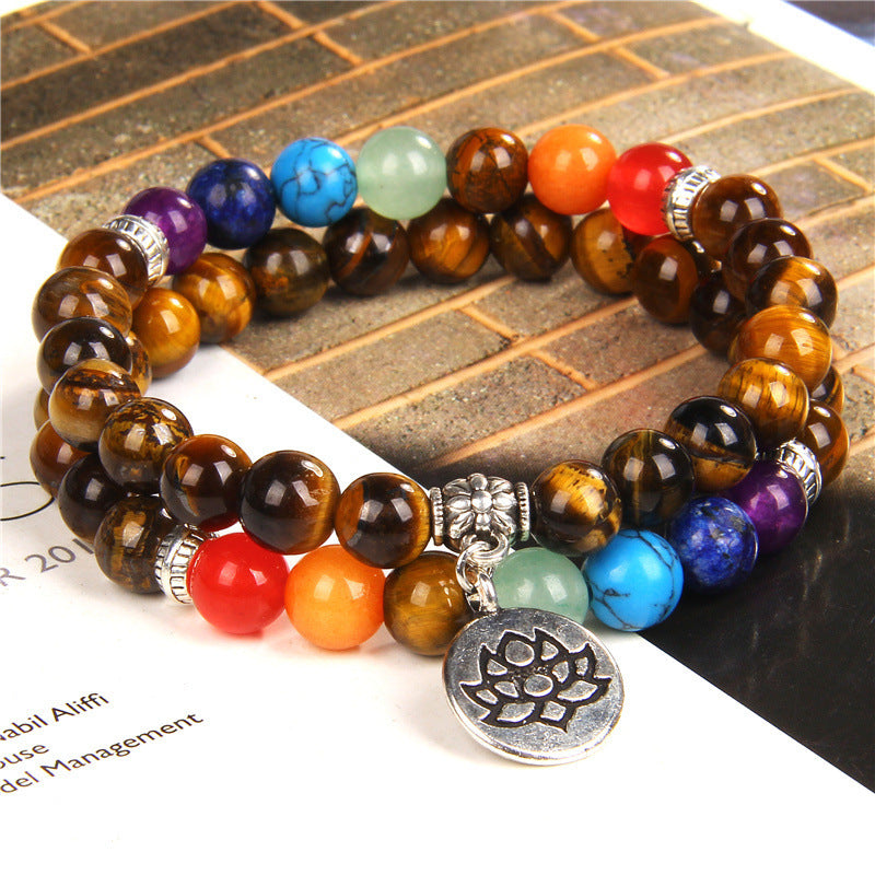 Seven Chakra Yoga Energy Bracelets - Heritage cosmetics and beauty care