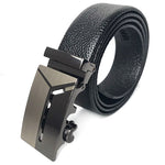 Scratch-resistant Edging Microfiber Belt Men's Automatic Buckle With Lychee Pattern - Heritage cosmetics and beauty care