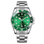 YOLAKO The Mens' Watches New Luxury Business Watch Men Calendar Green Dial Fashion Male Watch Clock reloj hombre zegarek meski - Heritage cosmetics and beauty care