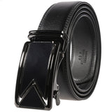 Fashion Men's Two-layer Cowhide Automatic Buckle Trouser Belt - Heritage cosmetics and beauty care