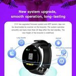 D18 Bluetooth Smart Watch, Men Women Blood Pressure Heart Rate Monitor Smart Watch, Pedometer Sport Tracker Smart Band For Android IOS - Heritage cosmetics and beauty care