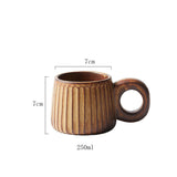 Stoneware Coffee Cup Creative Handmade Retro