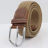 Simple Stretch And Breathable Canvas Woven Belt - Heritage cosmetics and beauty care