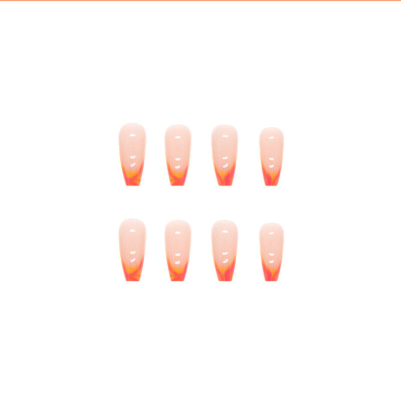 Mid-length Smudges French Nail Sticker - Heritage cosmetics and beauty care