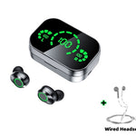 YD03 Wireless Bluetooth Headset TWS Large Screen Smart Digital Display In Ear Breathing Light - Heritage cosmetics and beauty care