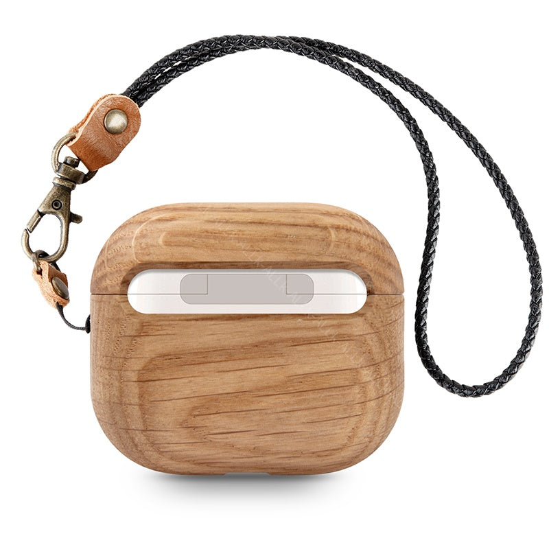 Back Cover Solid Wood Bluetooth Earphone Case Heritage cosmetics and beauty care