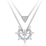 S925 Sterling Silver Ferris Wheel Pendant Design Necklace - Heritage cosmetics and beauty care