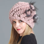 European And American Women's Fur Knitted Hats - Heritage cosmetics and beauty care