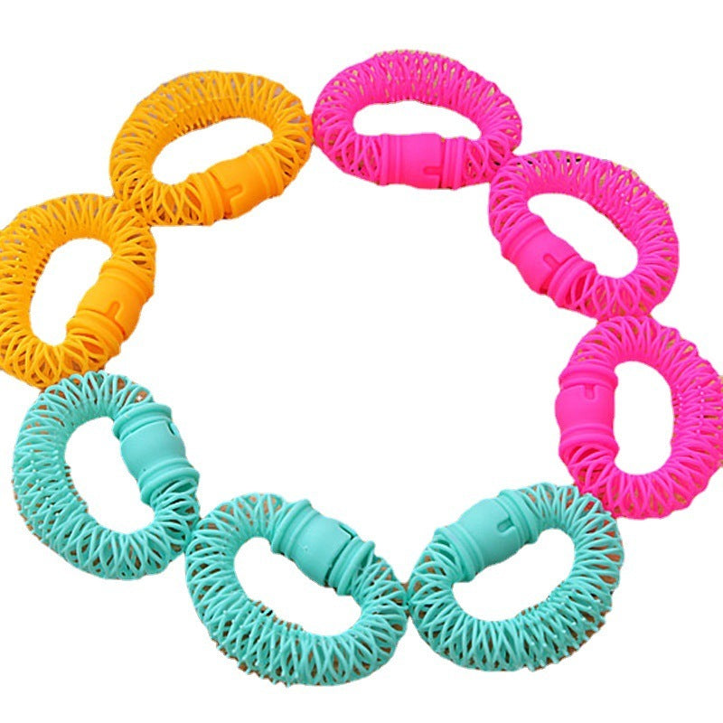 Donut Hair Rollers Magic Sticks Hair Natural Curlers Circle Spiral Plastic DIY Hair Styling Curly - Heritage cosmetics and beauty care