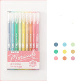 Retro Hand Account Set Student Notes Cute Girl Japanese Color Gel Pen - Heritage cosmetics and beauty care