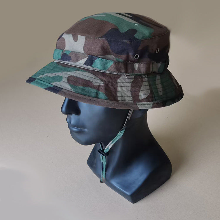 Camouflage Army Fan Tactical Short Brim Bonnie Hat - Heritage cosmetics and beauty care